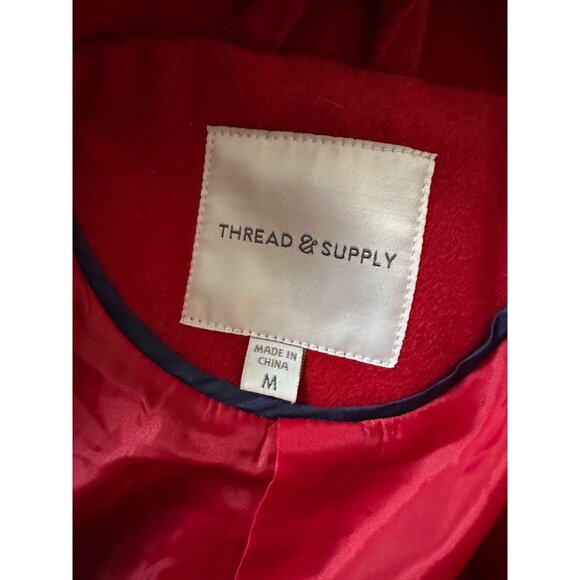 Thread & Supply red double breasted jacket Medium - Picture 3 of 4